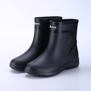 водонепроницаемые башмаки мужские дождевые туфли мода короткий цилиндр байка хлопок утолщение теплоизоляционные ботинки