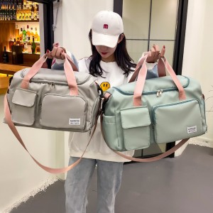 Travel bag Handheld portable labor storage bag Large capacity female fitness swimming short trip student luggage bag