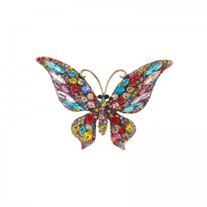 акриловая брошка бабочка преувеличение хрустальная высококачественная женская одежда булавка