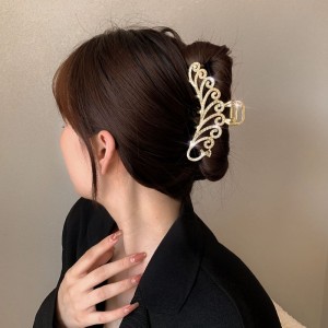 Hair clip temperament Autumn and winter Clamping clip Large female hair clip on the back of her head Shark clip Horsetail clip Broken hair banger clip
