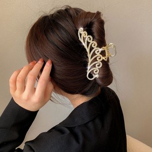 Hair clip temperament Autumn and winter Clamping clip Large female hair clip on the back of her head Shark clip Horsetail clip Broken hair banger clip