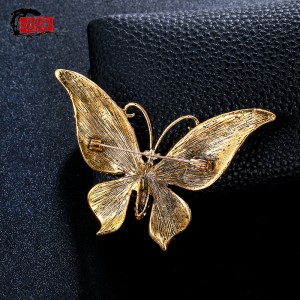 Acrylic butterfly brooch exaggerated crystal high-grade jewelry women&#039;s clothing pin