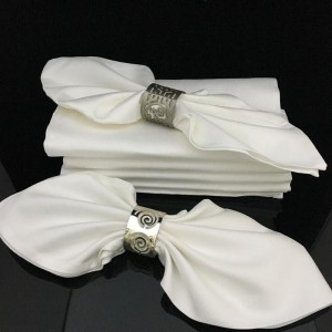 White cotton gauze napkin (pack of 10)