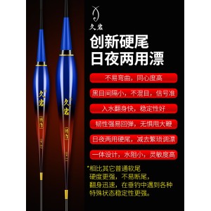 Day and night dual-use, highly sensitive, hard tail, luminous fish float, bite hook, color change, electronic float, eye-catching, night fishing trip, float