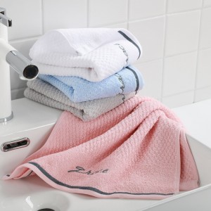 Xinjiang long staple cotton pure cotton solid color soft facial cleaning towel