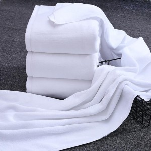酒店宾馆纯棉白浴巾