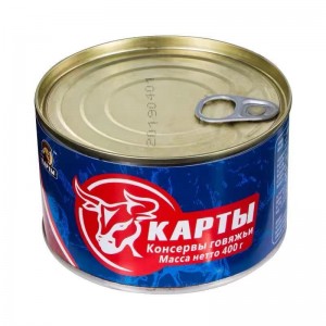 Canned beef Kaladze 400g 1 can