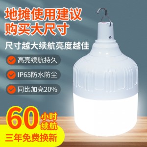 Rechargeable bulb emergency lighting led lamp camping lamp