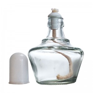 Glass alcohol lamp with wick cap 150mL, 2 sets
