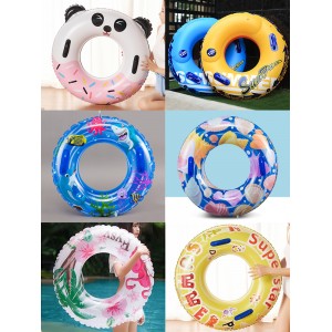 Thickened adult swimming circle, thickened inflatable lifebuoy for adults and children, male and female large floating swimming equipment, swimming circle