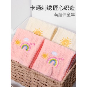 Cotton washcloth soft and absorbent baby towel