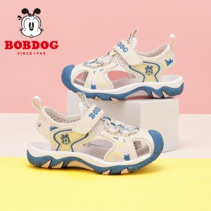 Boys&#039; and girls&#039; beach sports sandals Middle sized children&#039;s Baotou casual breathable shoes