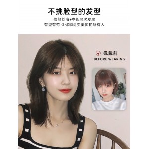 假发女长发真发自然假发套