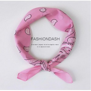 Headband hair band for men and women, hand tied, vintage cashew nut 55cm small square scarf, street fashion brand scarf