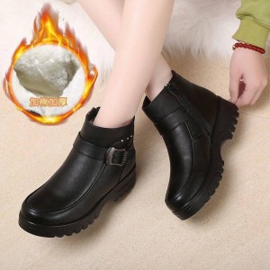 Winter snow cotton shoes women&#039;s plush thickened short boots