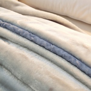 学生加厚双层拉舍尔毛毯 四季空调通用单人盖毯 办公室午休毯子