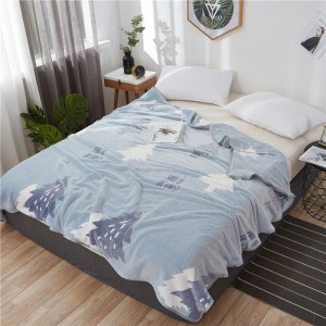 Flannel blanket air conditioning blanket nap blanket student dormitory single bed blanket