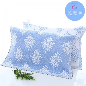 One pair of extra thick and soft cotton pillow napkins