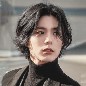 Handsome wig, short hair, puffy, without bangs, natural men&#039;s full head style