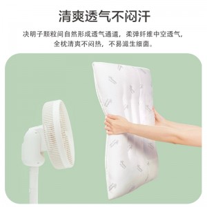 Single cervical herb pillow core [antibacterial and acarid resistant fabric] low pillow, middle pillow and high pillow are optional
