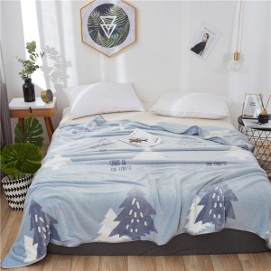 Flannel blanket air conditioning blanket nap blanket student dormitory single bed blanket