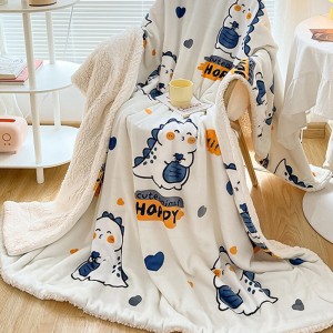 Толстое одеяло для ворса Офисное детское одеяло для школьников