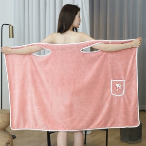Plus size 80-180kg can wear bath towel, female sling, bath robe, bath skirt