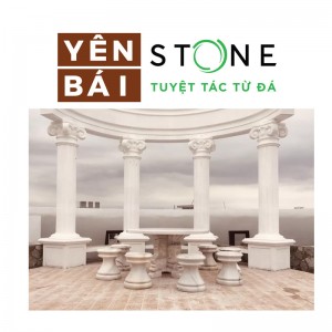 Vietnam Yanbai Stone Table Stone Bench Popular Yanbai Stone Table Stone Bench Heat Relieving Stone Table Stone Bench