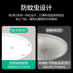 超薄 LED三防吸顶灯 圆形 防水 卫生间浴室灯 过道走廊灯