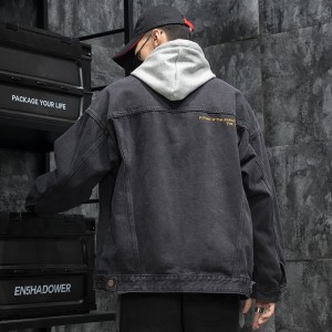 New Japanese Versatile Denim Coat Men&#039;s Loose Winter Fashion Brand Large Men&#039;s Suede Work Jacket