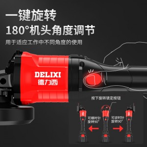 Brushless lithium electric angle grinder Rechargeable polishing machine High power cutting machine Grinding electric polishing machine