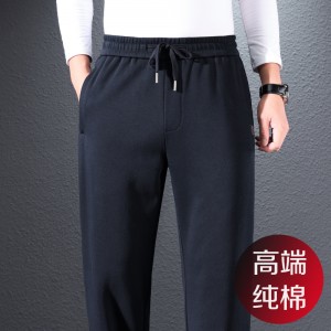 Pure cotton sports pants Men&#039;s spring and autumn casual pants Men&#039;s middle-aged dad pants Summer thin men&#039;s pants Men&#039;s sanitary pants
