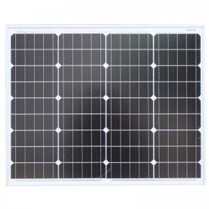 50W single crystal solar photovoltaic power generation panel 12v small charging panel