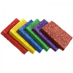 Epdm rubber particles, plastic runway flooring, outdoor color outdoor flooring, kindergarten basketball court flooring materials