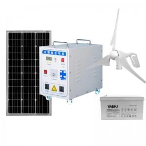 Solar Power Generation System Household Mountainous Photovoltaic Power Generation Board 220v Complete Generator Air Conditioning Battery Integrated Machine