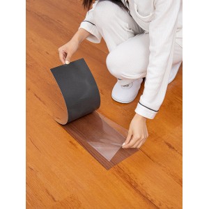 木纹pvc地板 贴自粘地板革 家用水泥地直接铺塑胶地板防水耐磨加厚