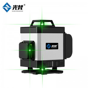 12-line laser infrared level high-precision strong light thin line flat water wall, green light outdoor 12 lines