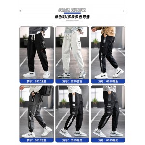Spring Men&#039;s Workwear Pants Men&#039;s Loose Large Leggings Men&#039;s Pants Fashion Brand 2023 Summer Thin Casual Pants