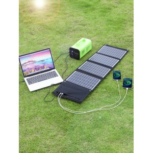 Solar power generation panel 200W100W RV outdoor mobile power supply Portable photovoltaic charging panel Quick charging battery panel