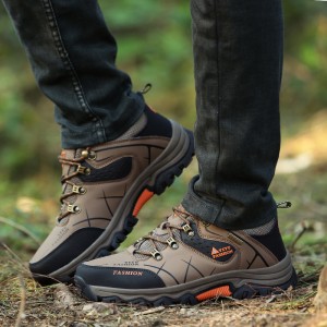 Men&#039;s mountaineering shoes Summer outdoor tourism sports Leisure waterproof antiskid construction site Work large work labor protection shoes
