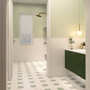 牛油果綠衛生間牆甎 300x600廚房厠所陽台瓷甎 洗手間浴室防滑地甎