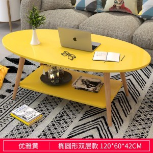 Маленький стол для гостиной, домашний диван, спальня, креативный двойной журнальный столик