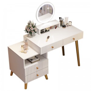 梳妆台 卧室一体化妆镜桌