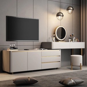 New Dressing Table Storage Cabinet Integrated Modern Nordic Bedroom Corner Light Luxury Dressing Table Simple Makeup