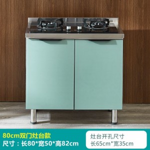 Kitchen cabinet, kitchen cabinet, stove combination cabinet, rural cabinet, stainless steel bowl cabinet, integrated assembly for household rental use