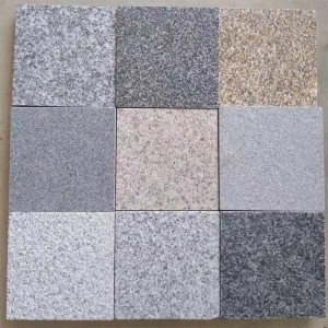 Granite, natural stone, sesame, white, gray, black, burning board, yellow rust stone, lychee, road, stone, stone, stone, square, marble