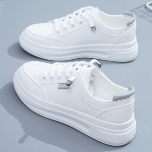 흰 신발 여자 신발 신상 봄 대박 스니커즈 여자 패션 2023 흰색 백합 스니커즈 