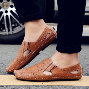 2023 New Men&#039;s Shoes Sandals Men&#039;s Casual Sandals Driving Shoes Travel Running