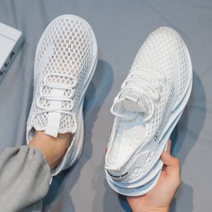 Men&#039;s shoes 2023 New summer sports single mesh breathable perforated mesh shoes Men&#039;s casual mesh shoes