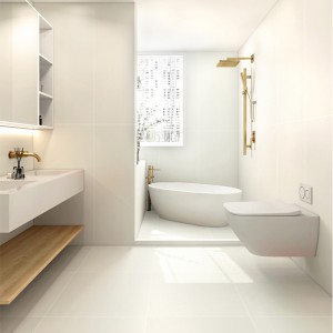 Wabisaka-style microcement grooved sandstone cream white tile 600x1200 living room toilet bathroom kitchen floor tile